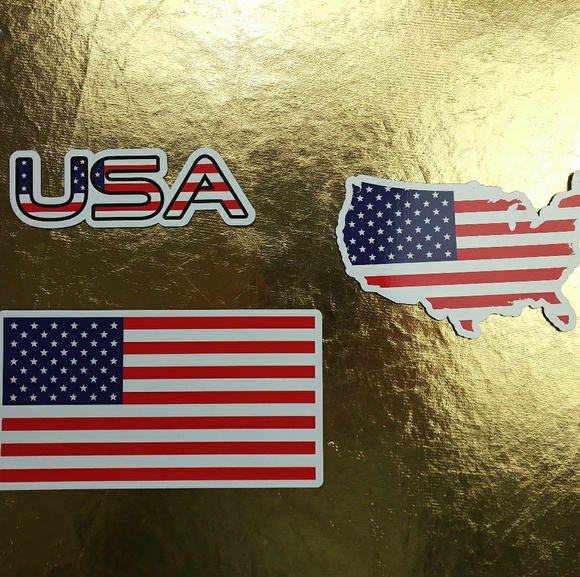 Lot of 2 USA Country Magnet Die Cut Sheet Sets - Picture 5 of 8